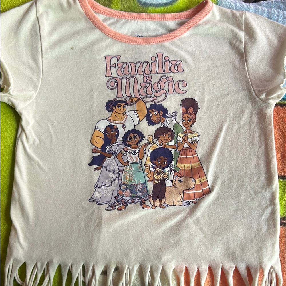 Disney Encanto Pink and White T-Shirt